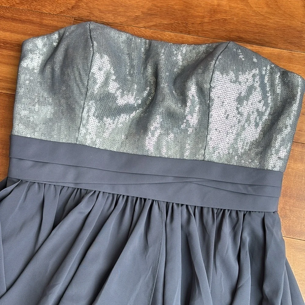 Strapless cocktail dress
